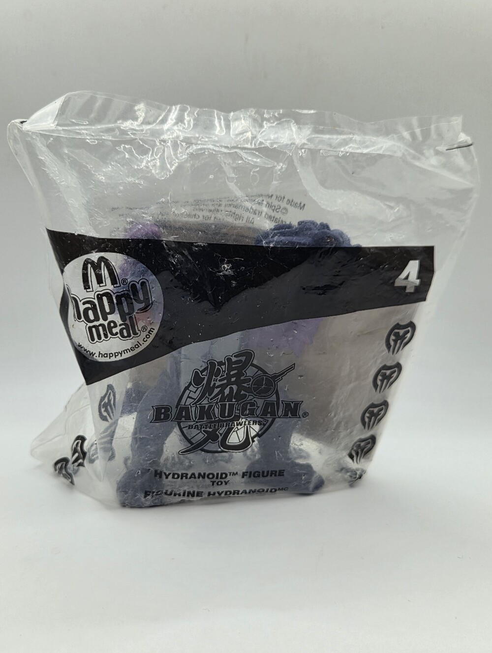 Hydranoid Figure Toy Bakugan Battle Brawlers #4 McDonalds 2009- NEW